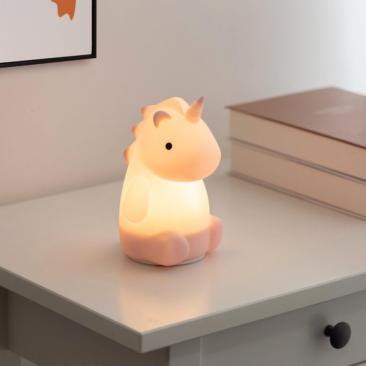 Castellino Unicorn LED Table Lamp Pink 75946 Eglo Lighting
