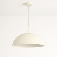 Clay Dome Stone Concrete Pendant Light Natural