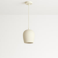 Clay Drop Stone Concrete Pendant Light Natural