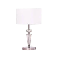 Cristallo Table Lamp Chrome Rod with Crystal Highlight CRISTALLO-T1 CLA Lighting
