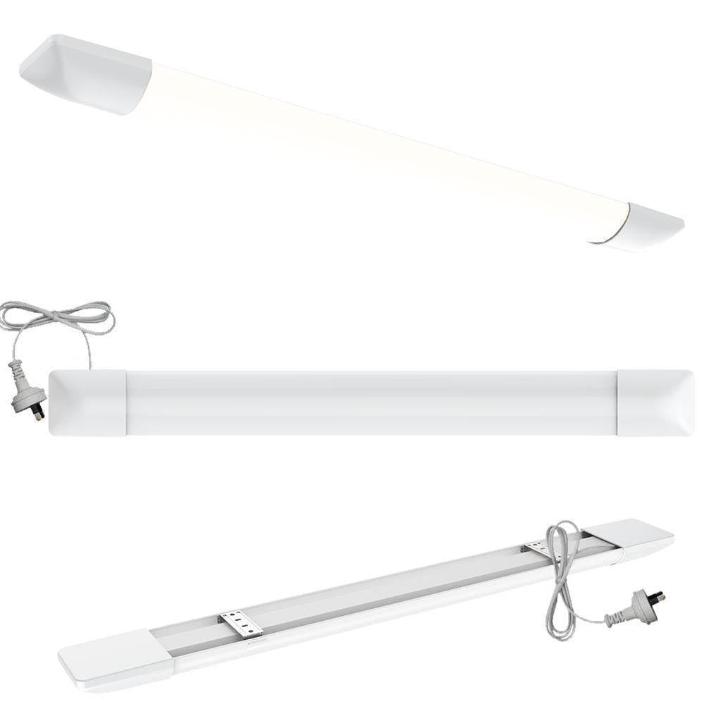 DIY Plug and Play Slimline LED Batten Light 18w or 36w, 2 or 4 Foot-66671-The Lighting Outlet-product-view