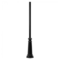 Decorative Post and Base Only in Black DU324