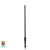 Drique LED Bollard Spike Light RGBCW in Black Havit Lighting - HV1514RGBCW-BLK-24V