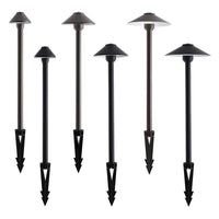 Dusk-Path Series Garden LED Spike Light Small, Medium, Large in Bronze or Black