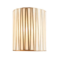 Destiny Half Round Wall Light in Brass