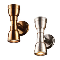 Bayport Outdoor Up/Down Wall Light 2Lt in Antique Brass or Antique Silver