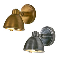 Panama Outdoor Wall Light in Antique Silver or Antique Brass