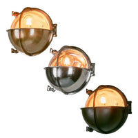 Vienna Outdoor Wall Light in Antique Brass, Antique Silver or Black