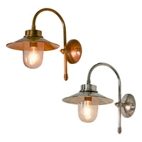 Legacy Outdoor Wall Light in Antique Silver or Antique Brass