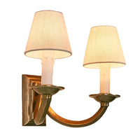 Elysee Wall Light Base in Antique Silver or Antique Brass