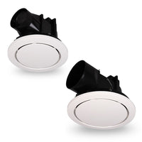 Eclipse Round Ducted Exhaust Fan 240mm, 290mm in White