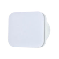 Edge DC Wall/Ceiling Exhaust Fan Square 100mm or 150mm in White