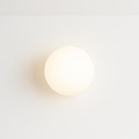 Ember Orb Wall Light Opal Glass