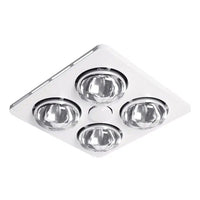 300m³/hr Essence 4 – 3 in 1 Bathroom Heater and Exhaust Fan with LED Light in White
