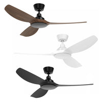 52" Jota DC Ceiling Fan White FC2110133WH Mercator Lighting