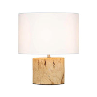 Fairfield Table Lamp Natural/White MTBL035 Mercator Lighting