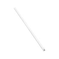 Fan Acc.- 900mm Extension Rod For Brilliant Fans with Assembled Loom in White/Black