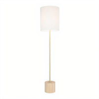Flemington Floor Lamp in White / Natural MFL036