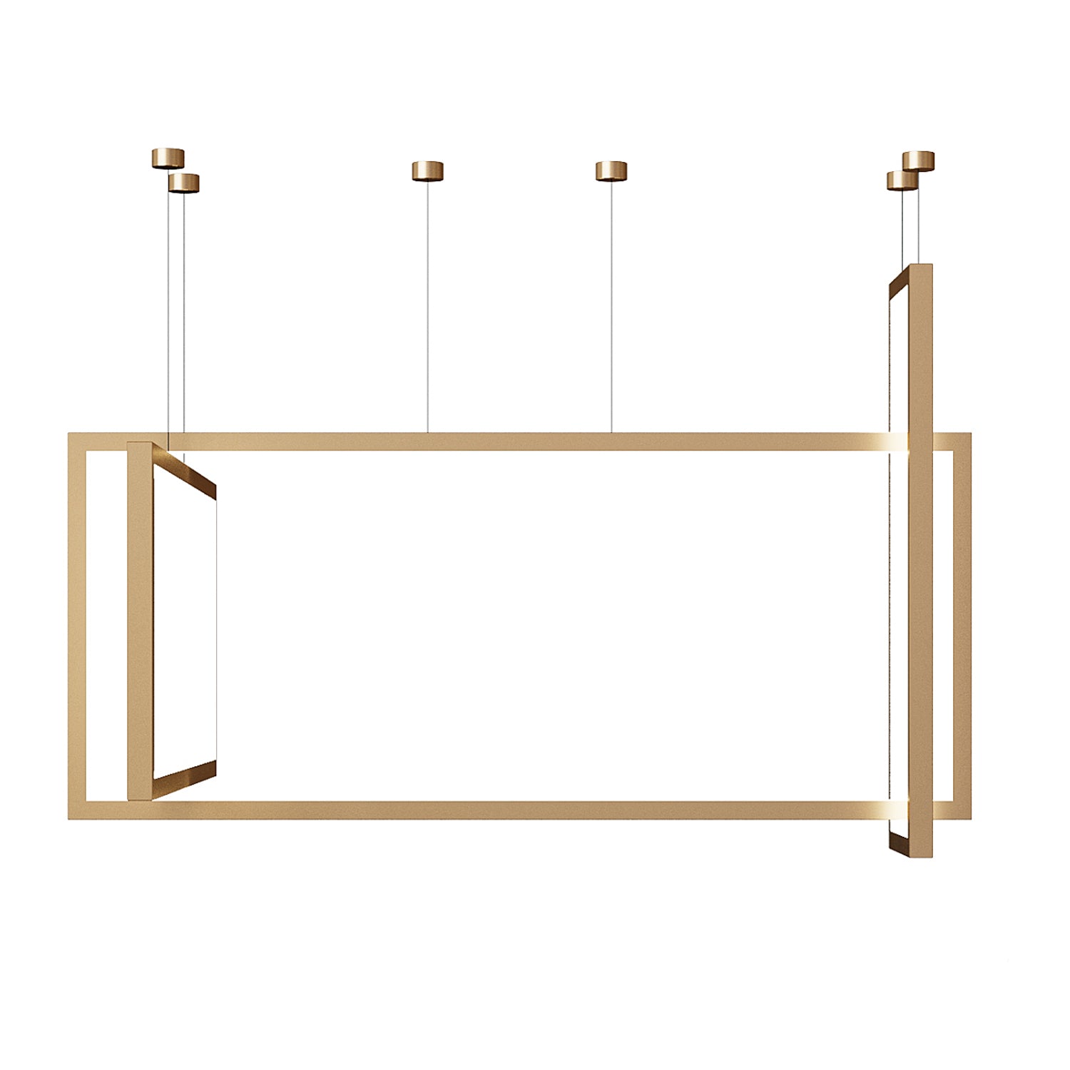 Aromas Del Campo Frame LED Pendant Light 22w, 30w, 36w Bronze or Matt