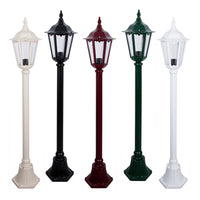 GT-134 Chester Single Head Short Post Light in Beige/Black/Burgundy/Green/White