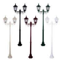 GT-137 Chester Post Light 2Lt in Beige/Black/Burgundy/Green/White