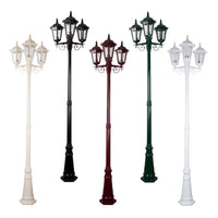 GT-142 Chester Post Light 3Lt 2.47m in Beige/Black/Burgundy/Green/White