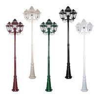 GT-282 Avignon Post Light 3Lt in Beige/Black/Burgundy/Green/White 15248_15249_15250_15251_15253