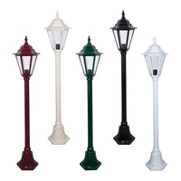 GT-424 Single Head Post Light in Beige/Black/Burgundy/Green/White 15434_15435_15436_15437_15439