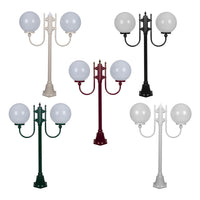 GT-609 Lisbon Post Light 2Lt 1.32m 300mm Sphere in Beige/Black/Burgundy/Green/White 15692_15693_15694_15695_15697