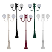 GT-620 Lisbon Post Light 2Lt 2.29m in Beige/Black/Burgundy/Green/White