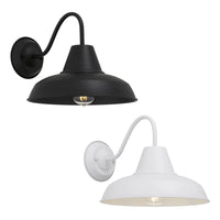 Gordon Outdoor Wall Light in Black or White GORDON-EX