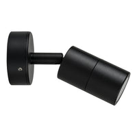 Tivah Mini Single Adjustable LED Wall Light in Aluminium Black Havit Light - HV1227MR11NW