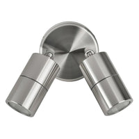 Tivah Mini Double Adjustable LED Wall Light in 316 Stainless Steel Havit Lighting - HV1307MR11NW