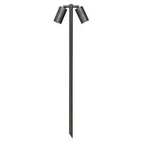 Antique Brass LED Spike Light Double Adjustable Havit Lighting - HV1405T-AB