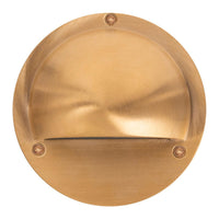 Pinta LED Step Light with Eyelid CCT Solid Brass Havit Lighting - HV2903T-BR, HV2904T-BR