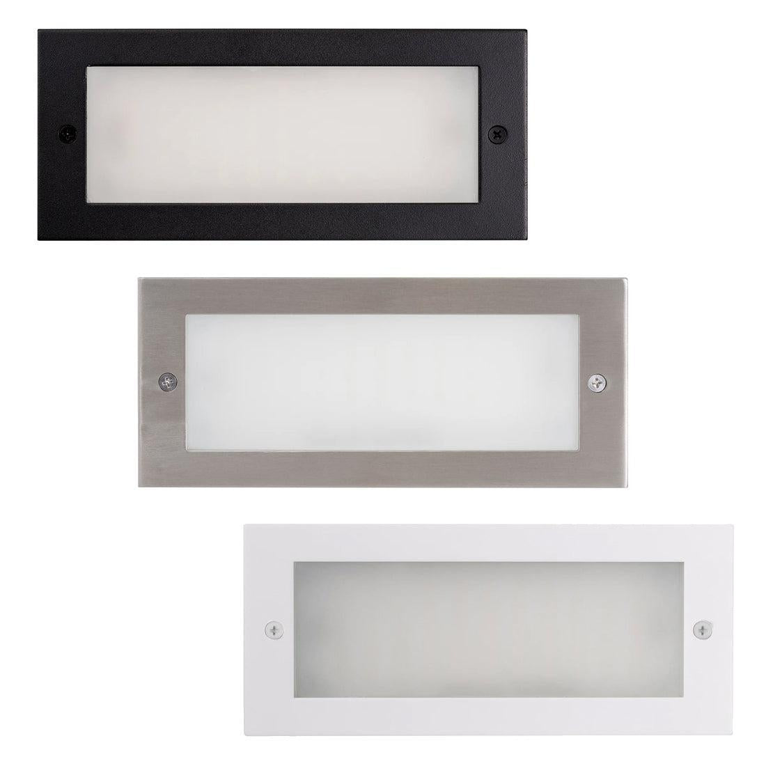 Bata LED Brick Light CCT 10w in Black, 316 SS, White Havit Lighting - HV3003T-BLK, HV3003T-SS316, HV3003T-WHT