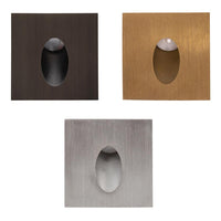 Mini Reces Square LED Step Light Antique Brass, Brass, 316 Stainless Steel Havit Lighting HV3216T-12V