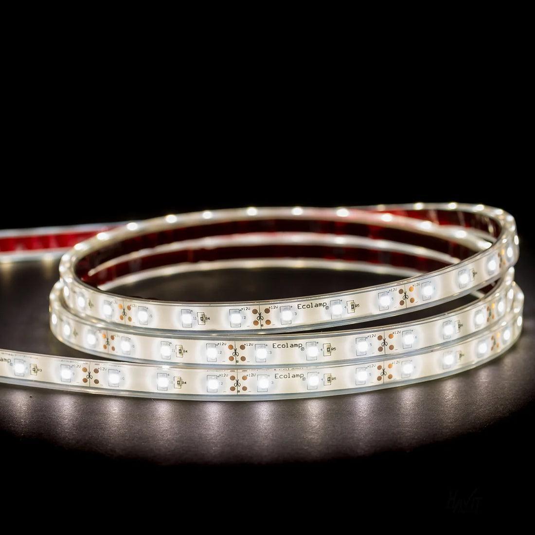 4.8w LED Strip Light 60 LED Per Metre 5500k IP67 Havit Lighting HV9723-IP67-60-5K