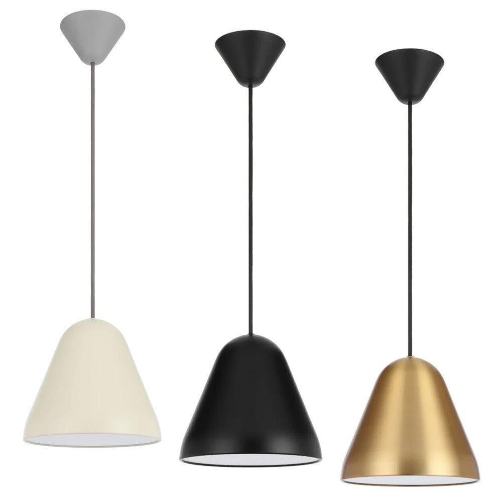 Hanami 22 Pendant Light Small in Beige, Black, Brass, Green, Nickel or