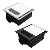 Heatcore 4-in-1 Retrofit Line Bathroom Heater in White or Black 56024-56025