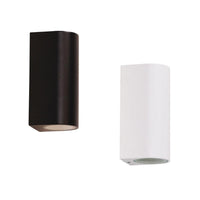 Hera Twin Outdoor Up/Down Wall Light in Black or White OL7832