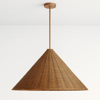 Hikari Rattan Pendant Light in Medium