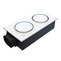 Infinity 6-in-1 Premium Slimline Bathroom Heater in White 56010