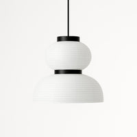 Kami Silk Pendant Light 2Lt in White