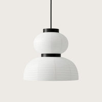Kami Silk Pendant Light 2Lt in White