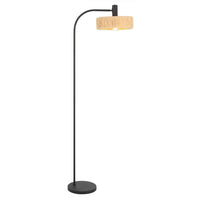 Katrin Floor Lamp in Black / Natural KATRIN-FL-BKNAT