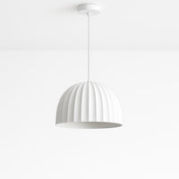 Koora Silk Pendant Light in White