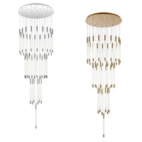 Kurtz Pendant Light 37Lt in Chrome or GoldKURTZ-PE37