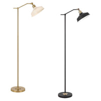 Kylan Floor Lamp in Antique Gold or Black KYLAN-FL