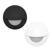Kyro Mini Recessed LED Step Light 3w 57mm⌀ in Black or White